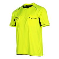 Stanno 429001 Bergamo Referee Shirt k.m. - Neon Yellow-Black - XL - thumbnail