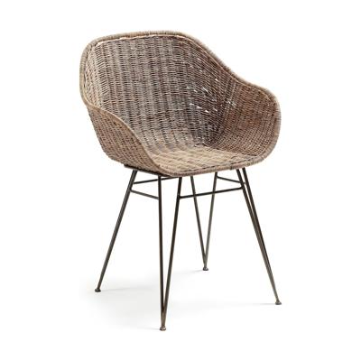 Kave Home Eetkamerstoel 'Chart' Rotan