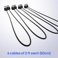 CME 4-pack 5-pins DIN MIDI kabels 60 cm - thumbnail