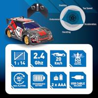 Afstandsbediening auto - SILVERLIT - RALLY XTR - 2,4 GHz - Schaal 1:14 - thumbnail