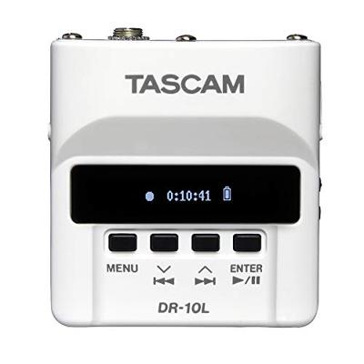 Tascam DR-10LW digitale audiorecorder en lavalier combo (wit)