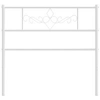 Hoofdbord 100 cm metaal wit - thumbnail