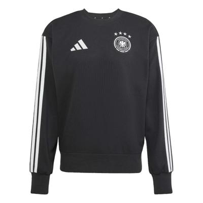 adidas Duitsland DNA Crew Sweater 2026-2028 Zwart Wit adidas Duitsland DNA Crew Sweater 2026-2028 Zwart Wit