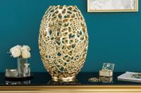 Filigrane Design Vaas ABSTRACT BLAD goud 50cm Handarbeit - 43218 - thumbnail