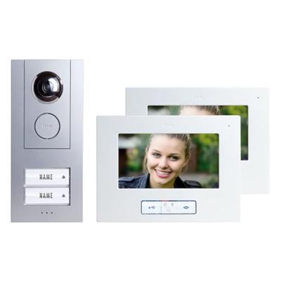 m-e modern-electronics Vistus VD ALU 6720 S Vistus Complete set voor Video-deurintercom Kabelgebonden Tweegezinswoning Zilver m-e modern-electronics Vistus VD ALU 6720 S Vistus Complete set voor Video-deurintercom Kabelgebonden Tweegezinswoning Zilver