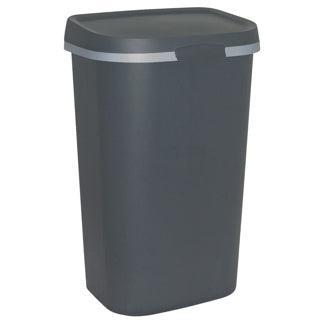 Curver Mistral afvalbak flat 50 liter antraciet