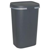 Curver Mistral afvalbak flat 50 liter antraciet - thumbnail