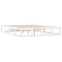 Bedframe massief hout wit 120x190 cm 4FT Small Double - thumbnail