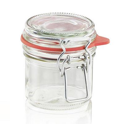 Leifheit 3190 Weckpot met Beugelsluiting 135 ml Glas/RVS Leifheit 3190 Weckpot met Beugelsluiting 135 ml Glas/RVS