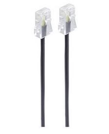 Shiverpeaks ISDN Aansluitkabel [1x RJ45-stekker 8p4c - 1x RJ45-stekker 8p4c] 15 m Zwart