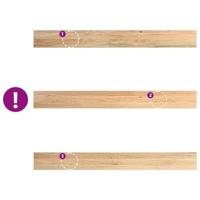 Vensterbanken 2 st onbehandeld 140x15x2 cm massief eikenhout - thumbnail