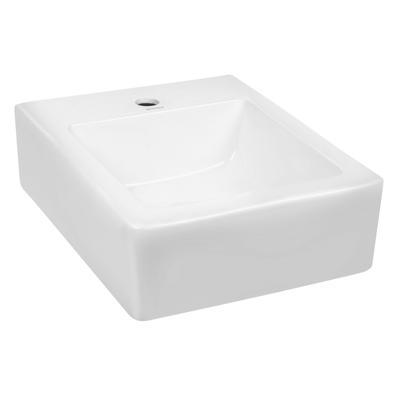 Kerra Thor wastafel 38x46cm wit met 1 kraangat Kerra Thor wastafel 38x46cm wit met 1 kraangat