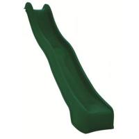 Kunststof glijbaan 300cm donkergroen - geschikt voor platformhoogte 130-160cm - thumbnail