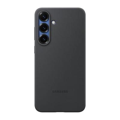 Samsung Galaxy S25 Plus Silicone Case Telefoonhoesje Zwart - thumbnail