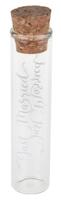 Santex Glazen Buisjes met Kurk Just Married (10cm) - thumbnail