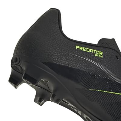 adidas Predator Club Gras / Kunstgras Voetbalschoenen (MG) Zwart Donkergrijs Neongeel