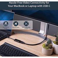 Adapter USB-C naar HDMI Startech CDP2HD 4K Ultra HD Zwart - thumbnail