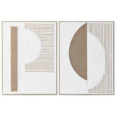 Schilderij Home ESPRIT Papier polyestyreen 92,5 x 4,5 x 122,5 cm