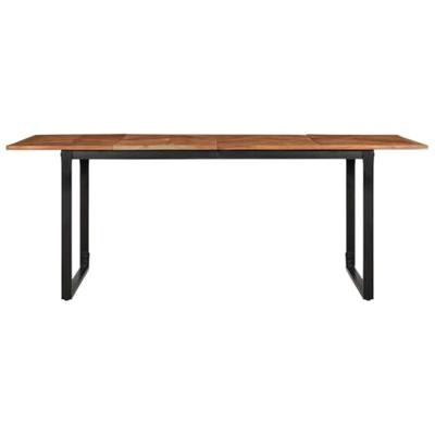 Eettafel 200x100x75 cm massief acaciahout