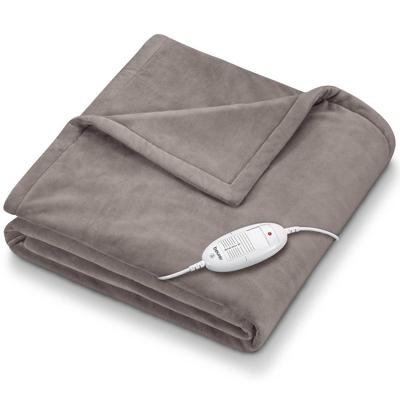 Beurer HD75 Elektrische deken 100 W Taupe, Grijs