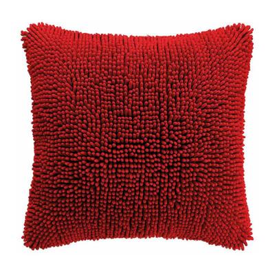 Tiseco Home Studio Sierkussen - Shaggy - Rood