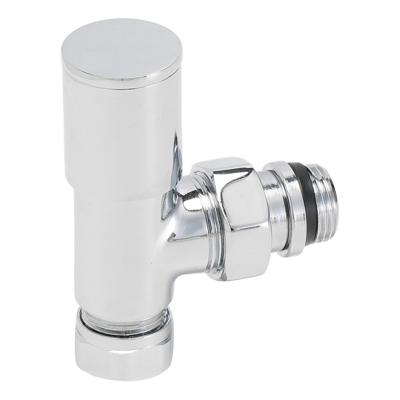 Riko luxe radiatorventiel 1/2&apos;&apos;x15 (M22) knel haaks chroom