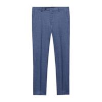 Mango Man slim fit pantalon middenblauw - thumbnail