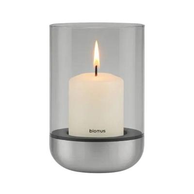 BLOMUS - Calma - Windlicht L 22,5cm Stainless Steel