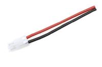 Tamiya stekker met 12cm silicone kabel 14awg, man - thumbnail