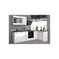 ATLAS Hoog hoekmeubel - Wit decor - L58x58cm - thumbnail