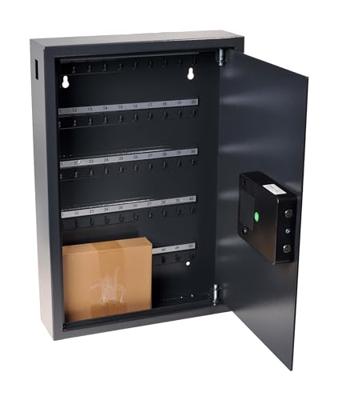 Sleutelkast pavo security 50 haken donkergrijs Sleutelkast pavo security 50 haken donkergrijs