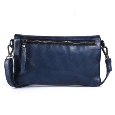 Genicci Schoudertasje / Portemonnee Cher Navy Blauw