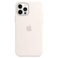 Case with MagSafe - Achterzijde behuizing voor mobiele telefoon - silicone - wit - voor iPhone 12, 12 Pro - thumbnail