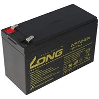 Long WP7.2-12A/F2 WP7.2-12A/F2 Loodaccu 12 V 7.2 Ah Loodvlies (AGM) (b x h x d) 151 x 102 x 65 mm Kabelschoen 6.35 mm VDS-certificering, Geringe zelfontlading, - thumbnail