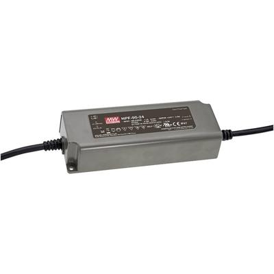 MEAN WELL NPF-90-24 LED-driver, LED-transformator Constante spanning, Constante stroomsterkte 90 W 3.75 A 14.4 - 24 V/DC Niet dimbaar, PFC-schakeling,