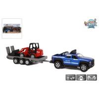 Kids Globe terreinwagen met aanhanger en shovel, 30cm - thumbnail