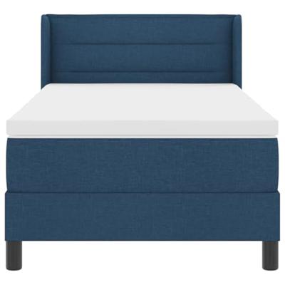 Boxspringbed met matras met matras Blauw 90 x 190 cm