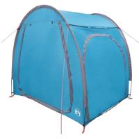 Fietstent met dak met opslag Blauw 218 x 156 x 180 cm - thumbnail