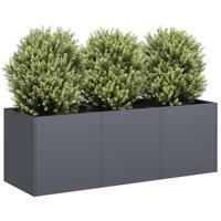 VidaXL Plantenbak antraciet 120x40x40 cm koudgewalst staal - thumbnail