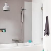 Sealskin I AM badwand 1 delig 750 breed 1600 hoog Roestvrij staal helder glas met antikalk CSK010755325100 - thumbnail