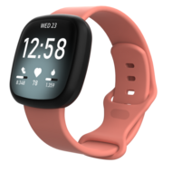 Fitbit Versa 3 & 4 / Sense 1 & 2 Sportbandje - Koraal - Maat: M/L