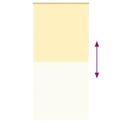 VidaXL Rolgordijn 95x230 cm verduisterend stofbreedte 90,7cm geel