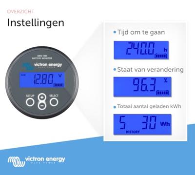 Victron Energy BMV-700 BAM010700000R Accubewaking
