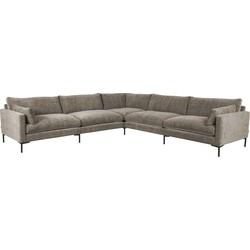 Zuiver Summer 7-zits Hoekbank - Coffee