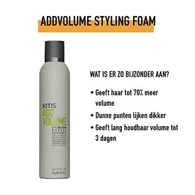 KMS Hair Add Volume Style Styling Foam 300ml