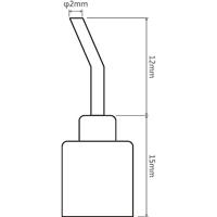 TOOLCRAFT TPS-800SN1 Soldeer zuigmond Grootte soldeerpunt 2 mm Lengte soldeerpunt: 27 mm Inhoud: 1 stuk(s) - thumbnail