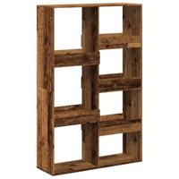Boekenkast 100x33x155,5 cm bewerkt hout oud houtkleurig - thumbnail