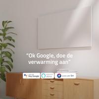 HOMBLI Smart Infrared Panel Heater - 700W Paneelverwarmer Grijs - thumbnail
