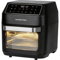 GourmetMaxx 13606 Heteluchtoven 12 l BPA-vrij, CoolTouch-behuizing, Digitale timer, Grillfunctie Zwart - thumbnail