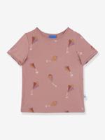 T-shirt voor meisjes met UV-bescherming ILTA SUN FINKID perzik - thumbnail